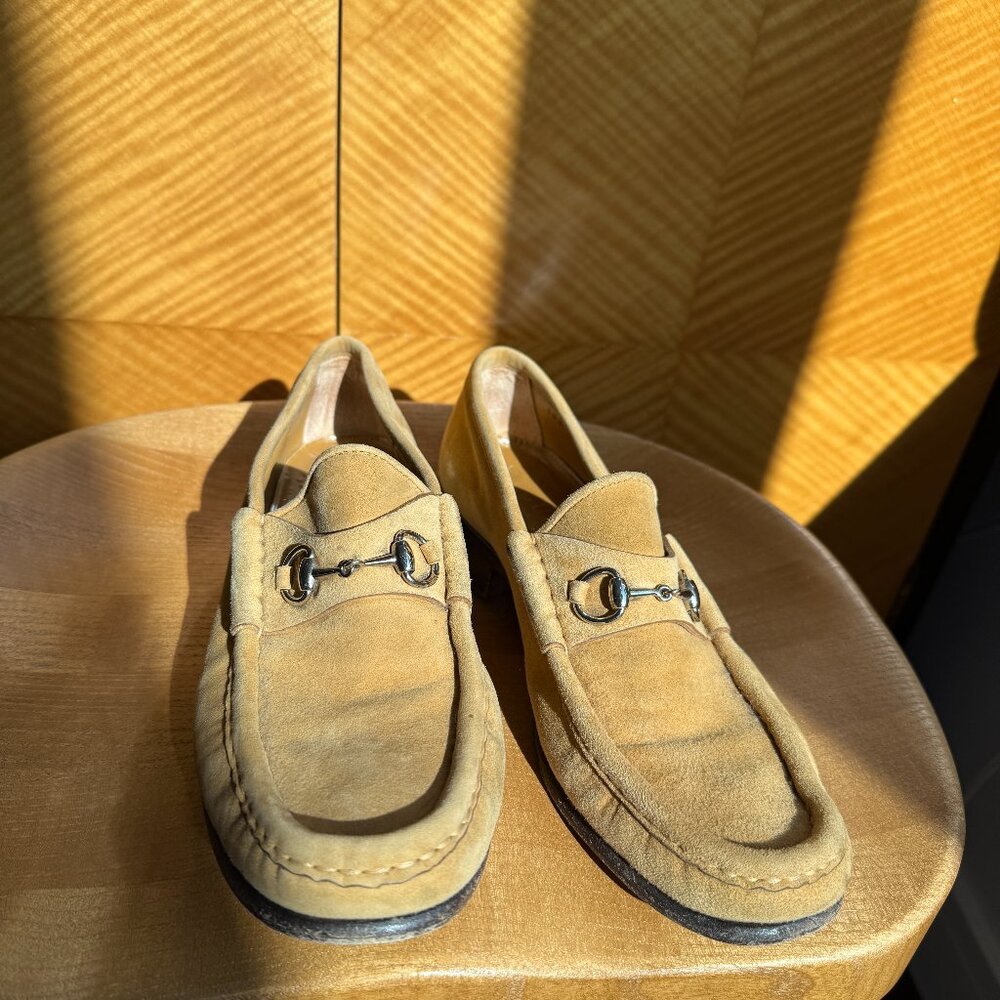 Gucci Suede Loafers